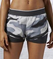 Reebok Elite 2 In 1 Shorts Womens Chalk Size UK Medium (RefR3)