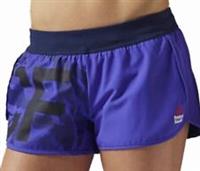 Reebok CrossFit Shorts Womens Blue Size UK 12-14 (RefR4)