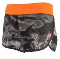 Reebok Woven Shorts Womens Grey/Orange Size UK Medium (RefR7)