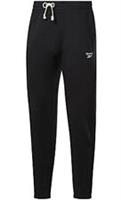 Reebok Essentials Cuffed Jogging Bottoms Mens Black Size UK Large (RefZ2)