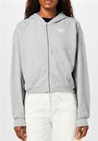 Reebok Rie Waffle Activewear Full Zip Hoodie Womens Grey Size UK XL (RefR3)