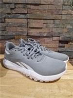 Reebok Athletic Trainer Women's Size UK 4 Grey Breathable Mesh Lace Up