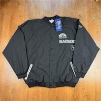 Vintage Deadstock Reebok Los Angeles Raiders Bomber Jacket NFL Size XL - XL Regular