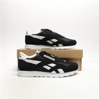 REEBOK Classic Nylon Men's Black SIZE 8 Trainers