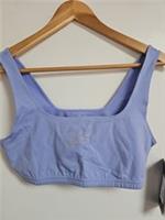 Reebok Bralette Crop Top Lilac Glow Size M - M Regular