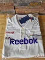 Reebok Sahara Force India Formula One - Polo Shirt - White. NEW Size XL. - XL Regular
