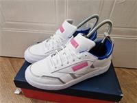 Reebok Womens White Pink Trainers Uk Size 3.5 New