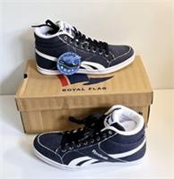 Reebok Royal Aspire TXT Hi-Tops Indigo White Size 7 UK - New In Box