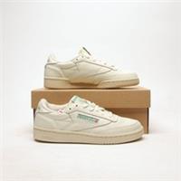 REEBOK Club C Women's White/Green SIZE 3.5 Trainers
