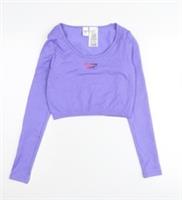 Womens UK Size S Reebok Purple T-Shirt - S Regular