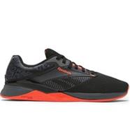👟Reebok Nano X4 Trainers Core Black Orange Flare UK 5💯authentic Free Delivery