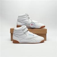 REEBOK Freestyle Hi Women's White SIZE 6.5 Trainers