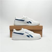 REEBOK Court Retro Men's White/Blue SIZE 9.5 Trainers