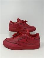 Maison Margiela X Reebok Club C Red Trainers Womens UK4