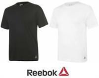 5 x Reebok Mens Crew T Shirt Top Short Sleeve Comfort S M L XL COTTON U142 - S , M , L , XL Regular