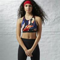 Reebok Women`s Studio Graffiti Collab Bra S93805 Medium Support Random coloured - S Regular