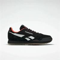 REEBOK CLASSIC LEATHER RIPPLE MU: DV6844 BLACK, WHITE, RED, GUM : UK 7 EUR 40.5
