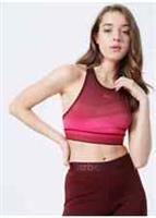 Reebok Women's Ts Ubf Seamless Crop Round Neck Fitted GT3141 RRP £40 - L Regular