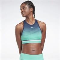 REEBOK Women's Navy Sports Seamless Crop Training Bra RRP £30 - S Regular