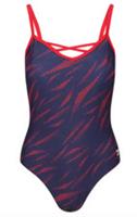 Reebok 1 Piece Swimsuit in Red & Navy RRP £24.99 New - various Regular