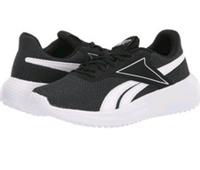 Reebok Lite 3 Black White Lace Up Trainers Size UK 6 EU 39 Ref SH1
