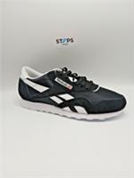 Reebok Classic Nylon Black White Trainers Size 8 UK Brand New