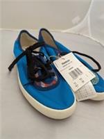 WOMENS REEBOK CANVAS TRAINER PUMPS - TURQUOISE BLUE SIZE UK 7 - BRAND NEW