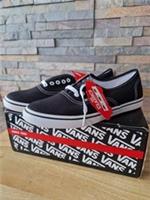 Vans Classic Black White Trainers Women's Size 5 Low Top Canvas