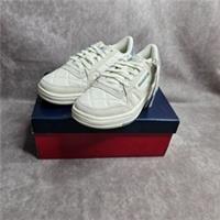 Reebok LT Court Leather Unisex Trainers UK 5 Chalk Vintage Grey Retro Casual
