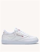 Reebok Club C 85 Leather Lace Up Women's Trainersin White - UK 7 BRAND NEW