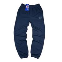Reebok Vintage Joggers Mens Large Navy 90s Deadstock Logo Fleece Sweatpants - L Regular
