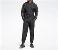 Reebok Mens Training Essentials Piping Tracksuit Black - S Regular