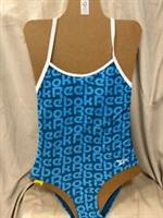 REEBOK Swimming Costume Ladies Swimwear One Piece Blue S M L BNWT - M Regular