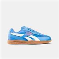 Reebok Hammer Street Sneakers in Blue / White and Gum Leather Trainers