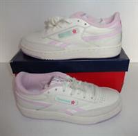 Reebok Girls New Casual Trainers Shoes Leather Junior School UK Size 5