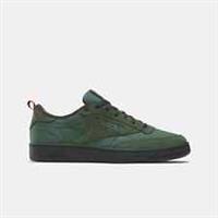 Reebok Club C 85 Sneakers in Escape Green/Grey6/Pump Orange