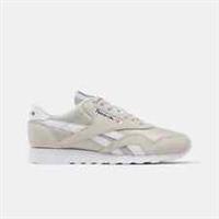 Reebok Men's Classic Nylon Shoes in Cool Grey and White