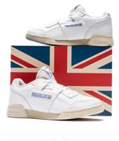 Reebok Boys New Leather Trainers White Shoes Casual Junior RRP £75 UK Size 5