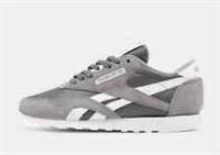 Reebok Classic Nylon Women's in Grey and White Shoes