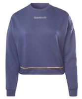 Reebok Crew Sweatshirt Womens 20 - 32 PLUS SIZE Workout Crop Fleece Top - XL Plus