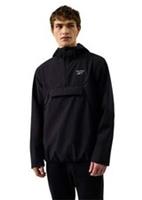 Reebok Mens Pullover Jacket Burbage OH Windbreaker Jacket Black - L Regular