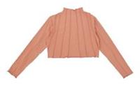Ladies Reebok Classics Womens Wide Seam Long Sleeve Top Size 3X Coral New - 3XL Plus