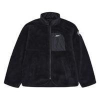 Reebok Womens Fleece Jacket Double Monkey Zip Fleece Black