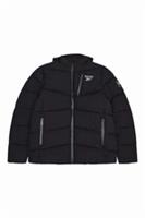 Reebok Mens Puffer Jacket Stretch Puffer Black