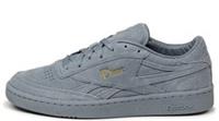 Reebok Club C Dime x Revenge "Asteroid Dust" Leather Trainers Grey UK 8