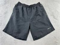 Reebok Essential Shorts Steel Black Mens Large Bnwt - L Regular