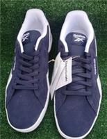 Mens Reebok Court Retro Tennis Trainers Sneakers UK 9 Navy And White BNIB
