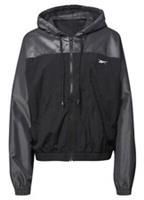 REEBOK Hoodie Tracksuit Jacket Womens 20 - 32 Zip Up Fitness Gym Top - XL Plus