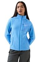 Reebok Womens Fleece Jacket Zip Up Warm Casual Peverell Fleece Outerwear Blue - M Regular