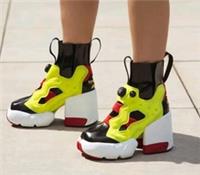 Maison Margiela x Reebok Tabi Instapump Fury Hi Top Sneaker Boots uk 4